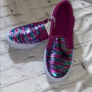 Cat & Jack Sequin Shoes NWT